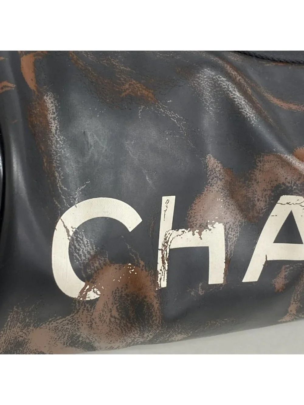 Chanel Shoulder Bag Sports Rubber Black